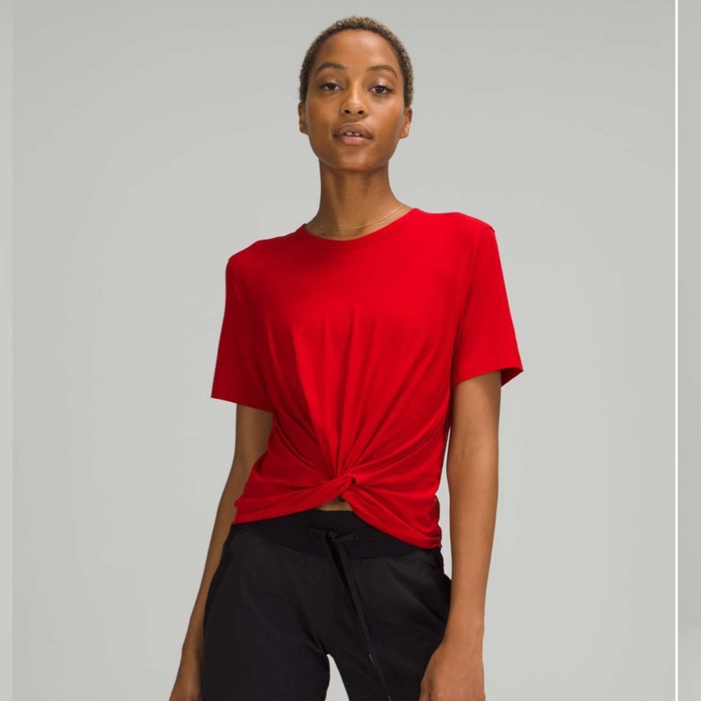 Lulu lemon crescent t shirt worn once